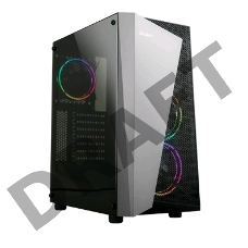 Корпус ZALMAN S4 Plus, ATX, BLACK, WINDOW, 1x5.25