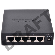 Сетевое оборудование D-Link DES-1005D/N2A/N3A/O2A/O2B 5-ports UTP 10/100Mbps Auto-sensing, Stand-alone, Unmanaged, Metal case 