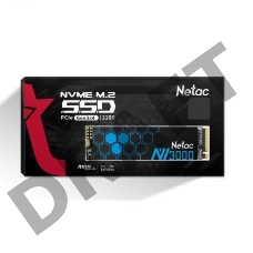 Накопитель SSD M.2 Netac 2.0Tb NV3000 Series <NT01NV3000-2T0-E4X> Retail (PCI-E 3.0 x4, up to 3100/2100MBs, 3D NAND, 1200TBW, NVMe 1.3, 22х80mm, heatsink)