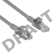 Патч-корд Exegate UTP-RJ45-RJ45-5e-CU-10M-GY, UTP, cat.5e, 10м, медь, серый