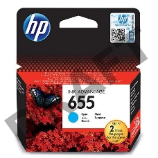 Картридж струйный HP 655 CZ110AE голубой для HP DJ IA 3525/4615/4625/5525/6525 (600стр.)