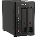 SMB QNAP TS-253E-8G NAS, 2-tray w/o HDD. 2xHDMI-port. 4-core Celeron J6412 2-2.6 GHz, 8GB DDR,  2x2.5Gb LAN, 2 x M.2 2280 PCIe Gen 3 x2, 2x USB 3.2 Gen 2 (10Gbps) Port, 2x USB 2.0 port