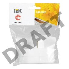 Тройник Т-01/02 -2 круглых места ИЭК WTP10-16-02