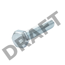 Болт шестигранный KRANZ DIN 933, 8х40, короб (20 шт./уп.)