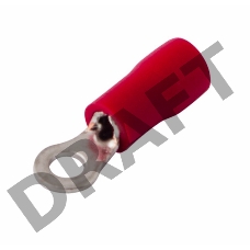 Наконечник кольцевой изолированный ø 3.2 мм 0.5-1.5 мм² (НКи 1.5-3/НКи 1,25-3) красный REXANT