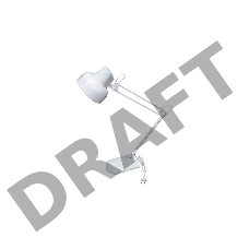 Светильник настольный Трансвит BETABASE/WH на подставке E27 лампа накаливания белый 60Вт