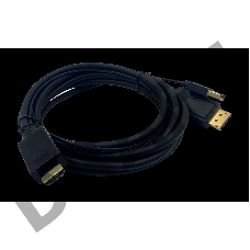 Кабель аудио-видео Buro HDMI (m)/DisplayPort (m) 3м. Позолоченные контакты черный (HDMI-DP-3M)