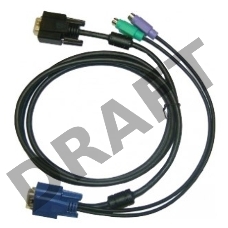 Переключатель D-Link DKVM-IPCB Кабель KVM для устройств DKVM-IP1/IP8, длина 1.8м 