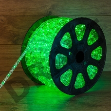 Дюралайт LED, свечение с динамикой (3W) - зеленый, 36 LED/м, бухта 100м Дюралайт LED, свечение с динамикой (3W) - зеленый, 36 LED/м, бухта 100м