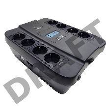 Источник бесперебойного питания Powercom Spider SPD-550U LCD 330Вт 550ВА черный