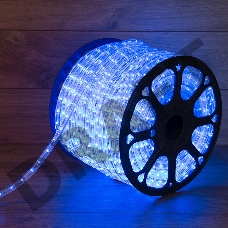 Дюралайт LED, свечение с динамикой (3W) - синий, бухта 100м