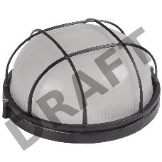 Светильник Iek LNPP0-1302-1-060-K02  НПП1302 черный/круг с реш.60Вт IP54  ИЭК