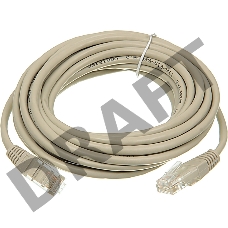 Патч-корд Lanmaster UTP RJ-45 (m)-RJ-45 (m) cat5E 5м серый 