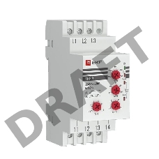 Реле контроля фаз РКФ-8 многофукц. EKF rkf-8