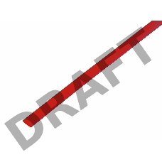 Трубка термоусадочная 6.0/3.0 1м красн. Rexant 20-6004