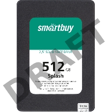 накопитель SSD Smartbuy Splash 512Gb SBSSD-512GT-MX902-25S3 {SATA3.0}