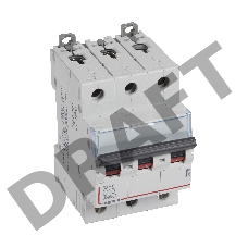 Выключатель автоматический модульный 3п C 10А 6кА DX3-E Leg 407289