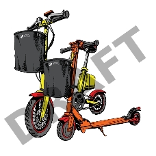 Корзина для самокатов и велосипедов NORTOK U-Basket