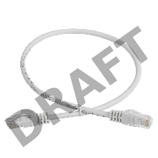 Шнур коммутационный кат. 5Е UTP 3м серый GENERICA