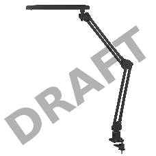 Светильник настольный ЭРА NLED-441-7W-BK черный