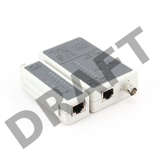 Монтажный инcтрумент Тестер LAN Gembird NCT-1, для RJ-45, RG-58