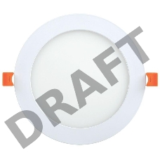 Светильник LED ДВО 1608 18Вт 6500К IP20 круг бел. ИЭК LDVO0-1608-1-18-6500-K01