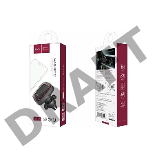 Автомобильный держатель для смартфона Hoco CA23, на дефлектор, магнитный, черный