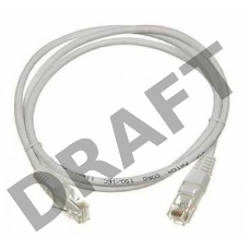 Патч-корд Lanmaster TWT RJ-45 (m)-RJ-45 (m) cat5E 0.5м серый 