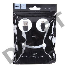 Кабель USB 2.0 hoco X13, AM/Lightning M, черный, 1м