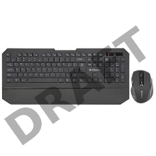 Клавиатура+мышь DEFENDER Berkeley C-925 Nano B Черный 45925 {Кл:104+12 М:6кн, 800/1200/1600}