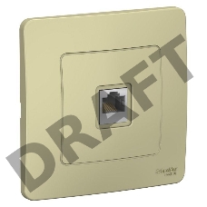 Розетка компьютерная СП BLANCA RJ45 кат.5e беж. SchE BLNIS045007