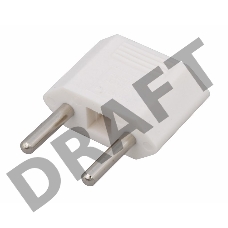 Сетевой переходник плоский «Тефаль» белый REXANT