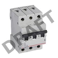 Выключатель автоматический модульный 3п C 6А 4.5кА RX3 Leg 419705