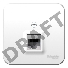 Розетка компьютерная ОП BLANCA RJ45 кат.5e изол. пласт. бел. SchE BLNIA045001