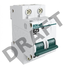 Выключатель автоматический модульный 2п C 6А 4.5кА ВА-101 DeKraft 11064DEK