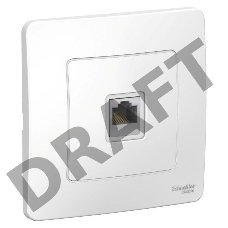 Розетка компьютерная СП BLANCA RJ45 кат.5e бел. SchE BLNIS045001