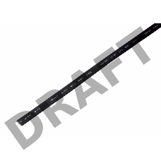 Термоусаживаемая трубка REXANT 7,0/3,5 мм, черная, упаковка 50 шт. по 1 м