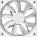 Кулер для корпуса ПК Gamemax GMX-WFBK-Full White, 12CM white fan, white blade, 3pin+4Pin connector