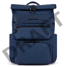 Рюкзак Piquadro Gio CA6011S124/BLU синий полиэстер/кожа