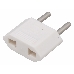 Сетевой переходник плоский «Тефаль» белый REXANT
