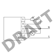 Фотореле AZH-S (выносной фотодатчик IP-65 монтаж на плоскость 230В 16А 1НО IP20) F&F EA01.001.007