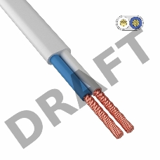 Провод ШВВП 2х0,5 мм² 300 м белый ГОСТ 7399-97