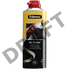 Сжатый воздух Fellowes FS-99749, для очистки от пыли и загрязнений офисной техники (520 мл контейнер / 350 мл вещества). Не содержит водородсодержащих фтор углеродов, разрушающих озоновый слой !