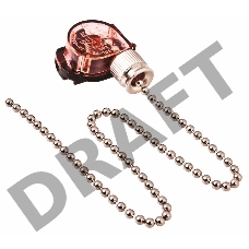 Выключатель для настенного светильника с цепочкой 270 мм «Silver» | 32-0101 | REXANT