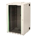Шкаф коммутационный Lande Proline (LN-PR16U6060-LG-111) настенный 16U 600x600мм пер.дв.стекл задн.дв.стал.лист направл.под закл.гайки 100кг серый IP20 сталь