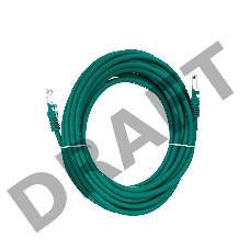 Патч-корд литой Aopen/Qust UTP кат.5е 5м зеленый 