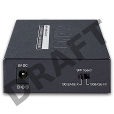 GT-1205A медиа конвертер 1-Port 10/100/1000Base-T - 2-Port Gigabit SFP Switch/Redundant Media Converter