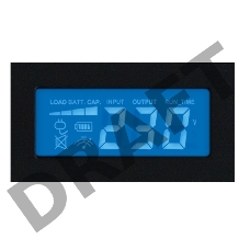 Источник бесперебойного питания Line-Interactive CyberPower PR1000ELCDRT1U 1000VA/670W USB/RS-232/EPO/SNMPslot (6 IEC С13)