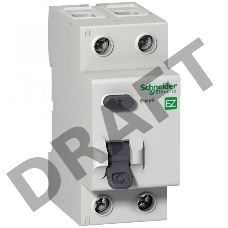 Выключатель дифференциального тока (УЗО) 2п 25А 10мА тип AC EASY9 SchE EZ9R14225