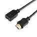 Кабель Удлинитель кабеля HDMI Cablexpert CC-HDMI4X-6, 1.8м, v2.0, 19M/19F, черный, позол.разъемы, экран, пакет